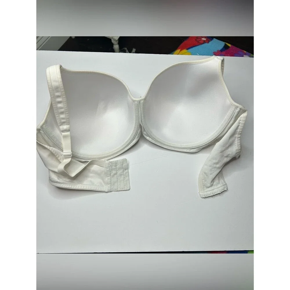 Cacique White Smooth Molded lined Bra 42DDD 42F
